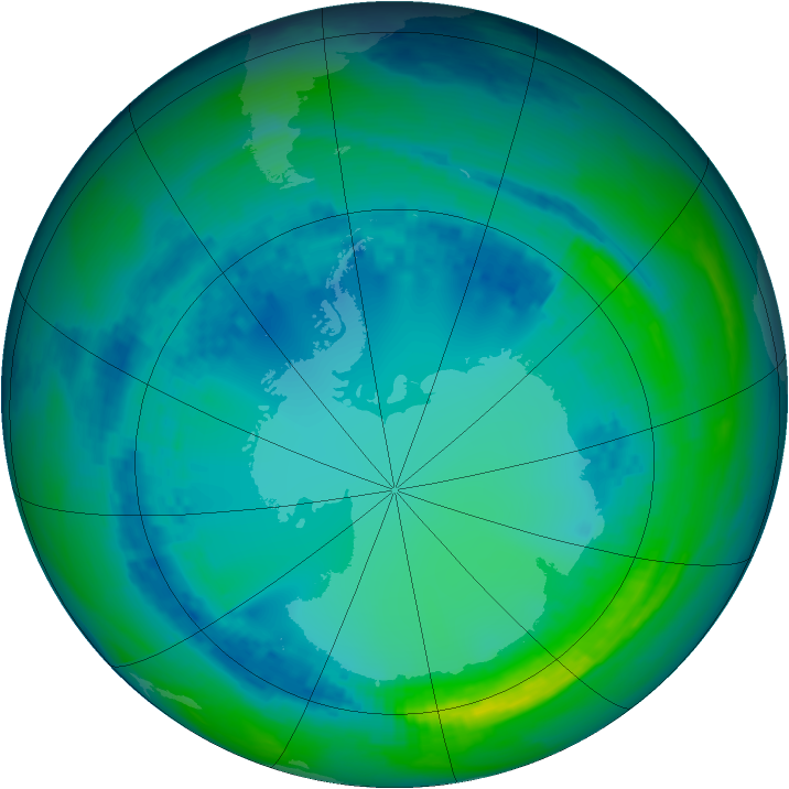 Ozone Map 2004-08-05